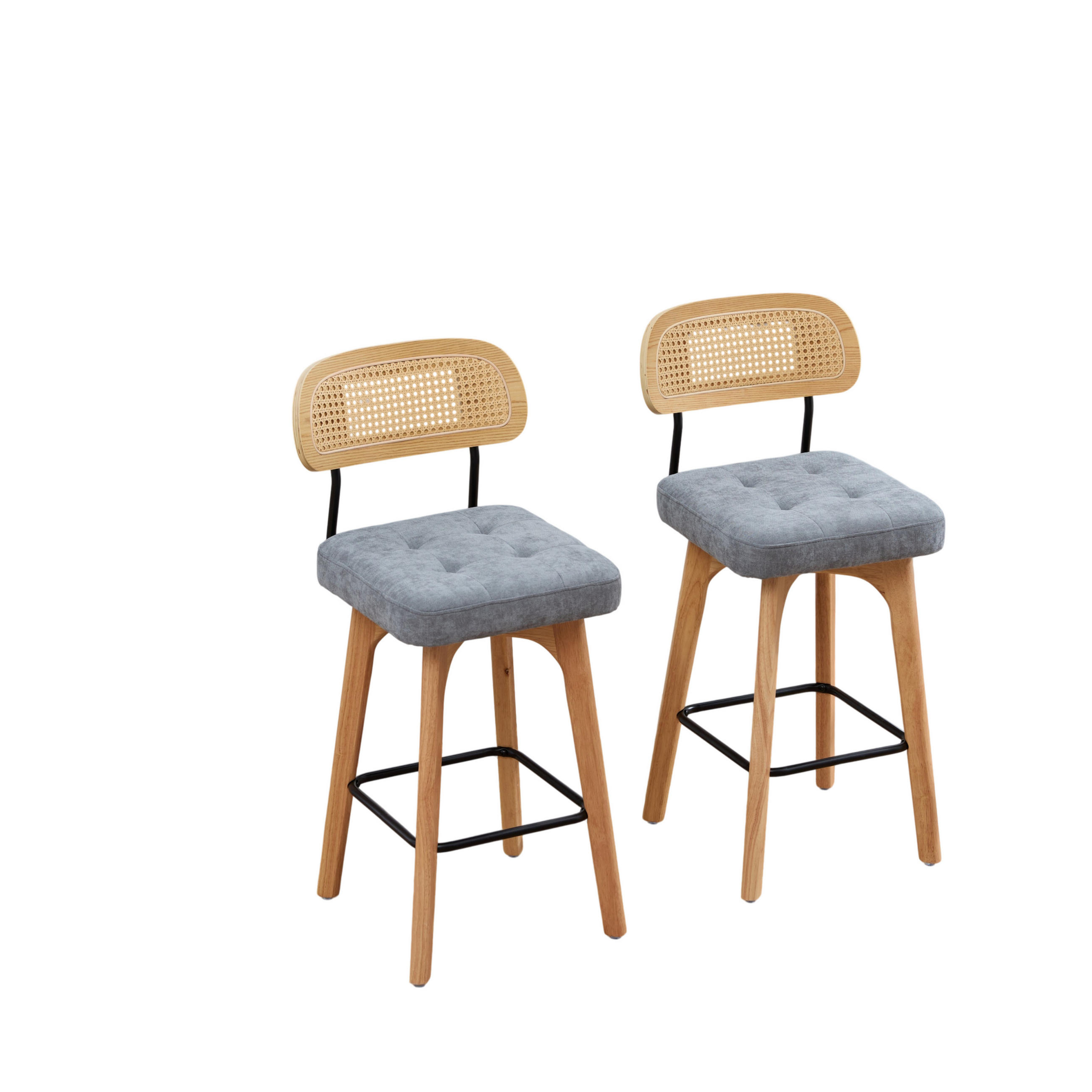 ComfortXL Barhocker Grau 44x96x51 cm