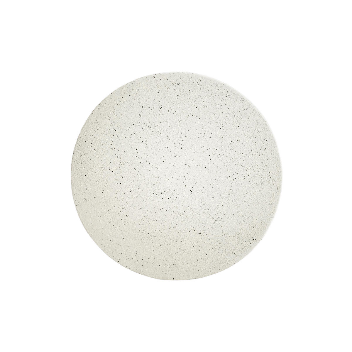 BEISTELLTISCH Schwarz Weiß 35/35/42,5 cm - Weiß, Stein (36/36/42.5cm) - Mobili Rebecca