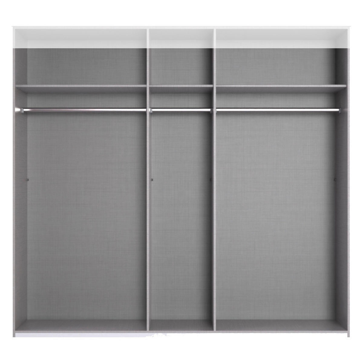 DREHTÜRENSCHRANK  in Graphitfarben, Eiche Artisan  - Schwarz/Graphitfarben, Trend, Holzwerkstoff/Metall (225/210/58cm) - Carryhome