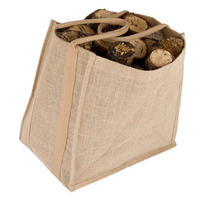 HOLZSCHEITSACK aus Jute - Braun, Textil (39.5/39.5/30cm) - Somagic