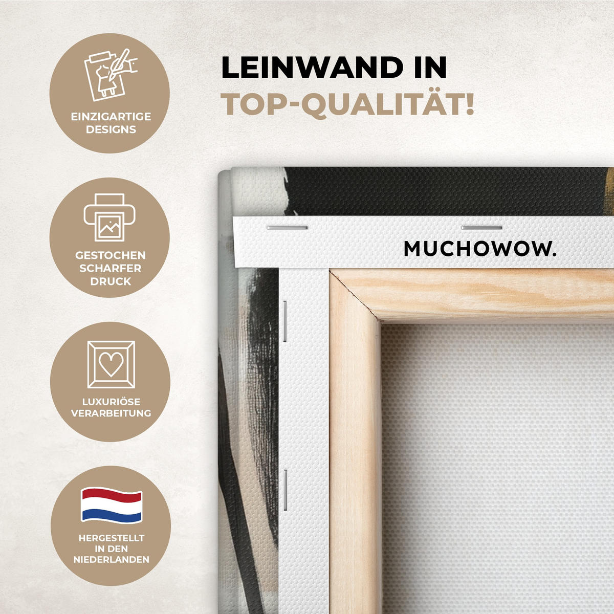 LEINWANDBILD Farbe - Abstrakt - Farben Wanddeko Schlafzimmer 60x90 cm - Currygelb, Textil (60/90cm) - MuchoWow