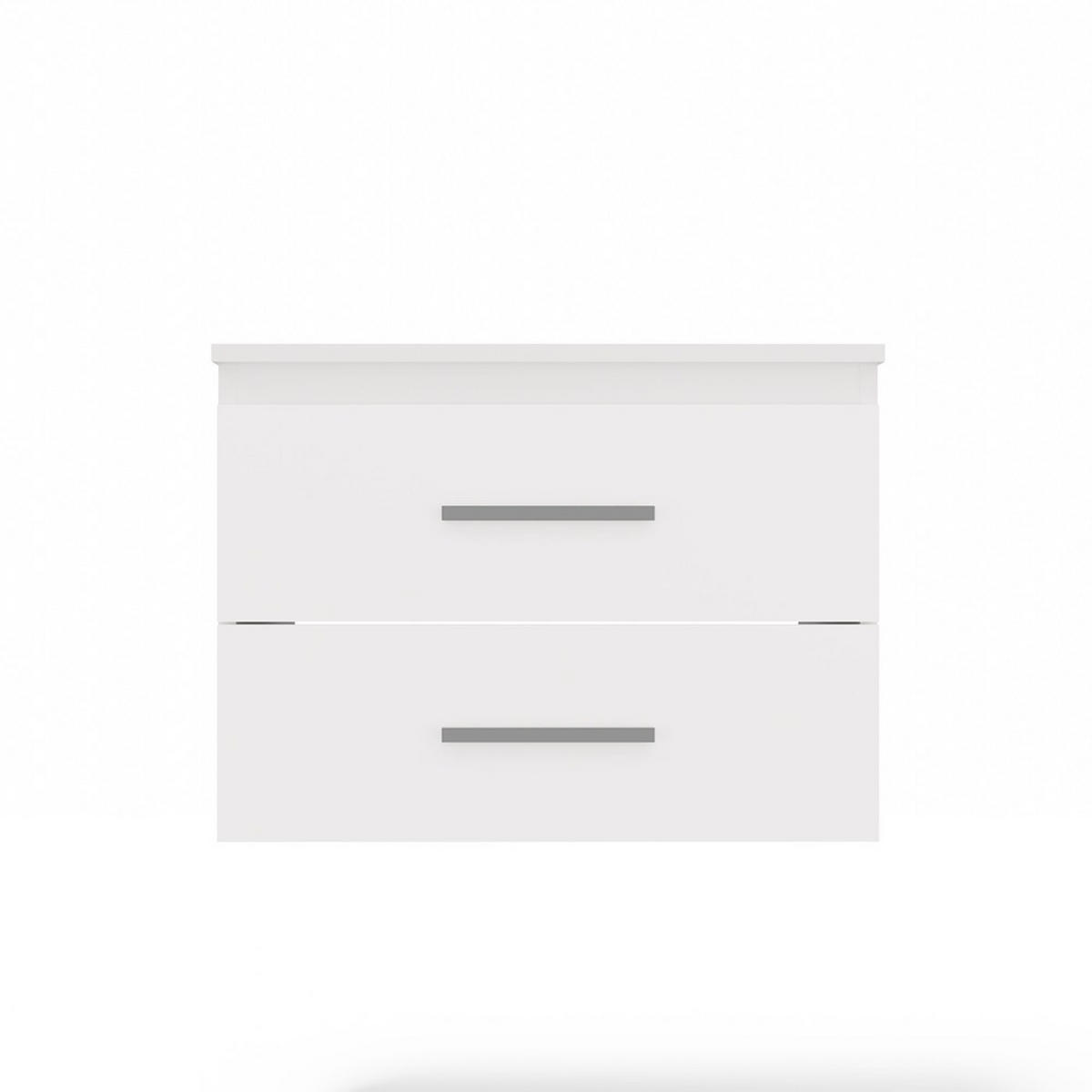 SKŘÍŇKA POD UMYVADLO Bílá 60/45/50 - bílá, kompozitní dřevo (60/45/50cm) - RAUMHIRSCH FURNITURE