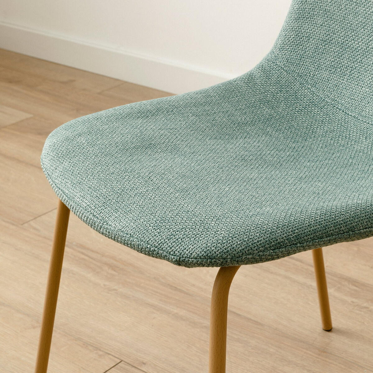 STUHL Trive Minze 46 cm x 84 cm - Mintgrün, Textil (46/84/55cm) - Kenay Home