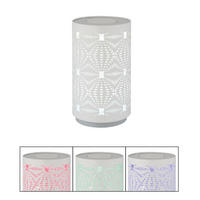 LED TISCHLEUCHTE Amiyah Weiß - Weiß, Metall (8/8/14cm) - Globo Lighting