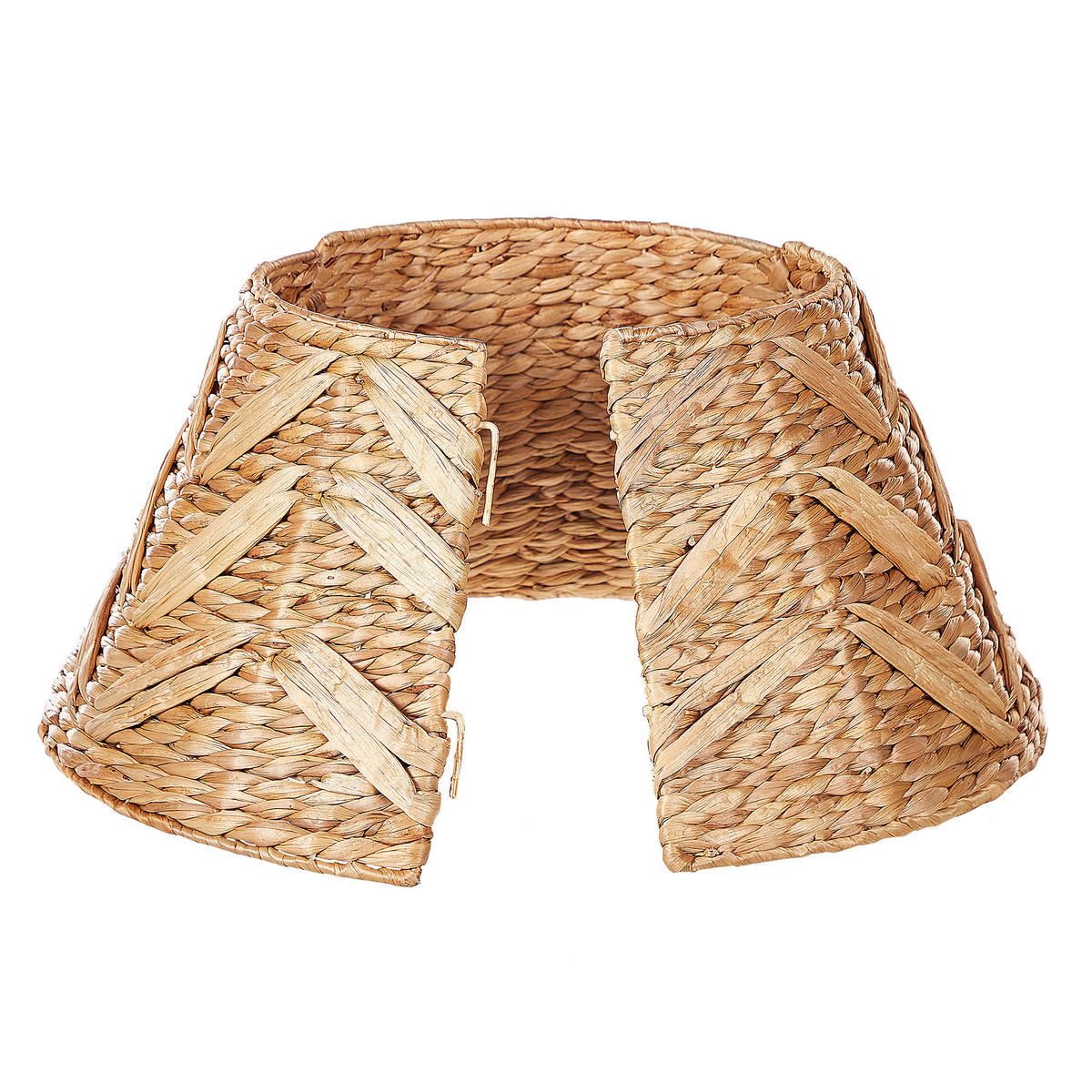 WEIHNACHTSBAUMKRAGEN 27 cm Naturfarben Sapin - Naturfarben, Naturmaterialen (27cm) - Beliani