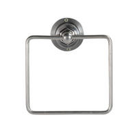 HANDTUCHHALTER Wandmontage Durand - 18/9/15 cm - Silberfarben, Metall (8/15/8cm) - Signature