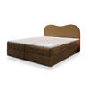 BOXBETT FLUVIA N 140x200 cm mit Matratze und Topper - Braun - Braun, Holz (140/200cm) - MASSENO