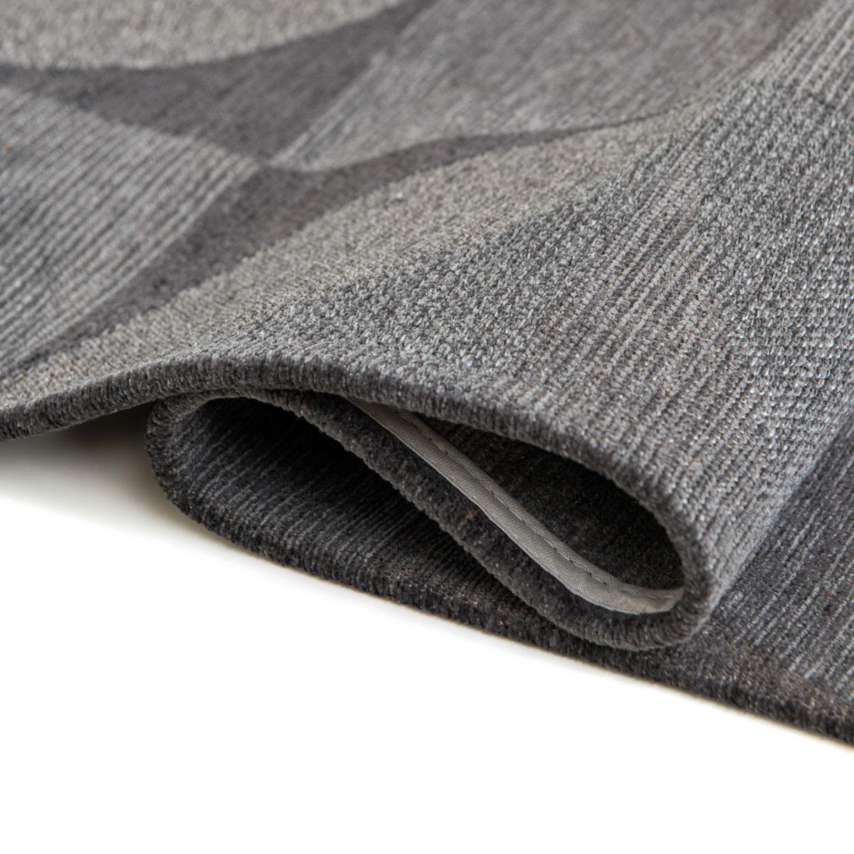 TEPPICH Rondo Charcoal 80/150 cm - Braun, Textil (80/150cm) - Lola&Moi