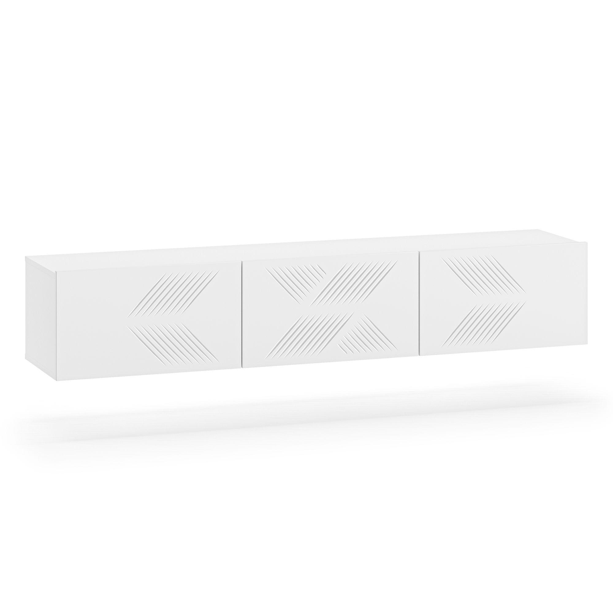 TV-MÖBEL NEBRO - Weiß, Holzwerkstoff (170/32/37cm) - KONSIMO®