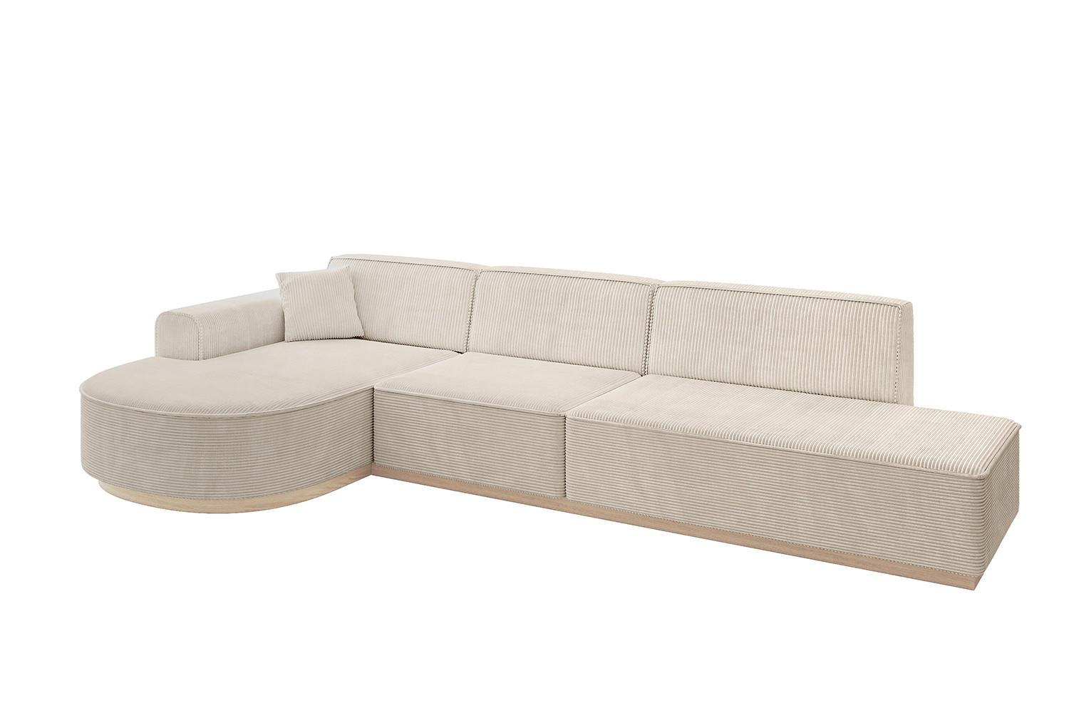 Altdecor Ecksofa Beige 328x171 cm