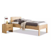 SENIORENBETT Buche Massiv Comfort 03 / 90 x 200 cm / buche-weiss-lackiert - Weiß, Holz (90/200cm) - BED BOX