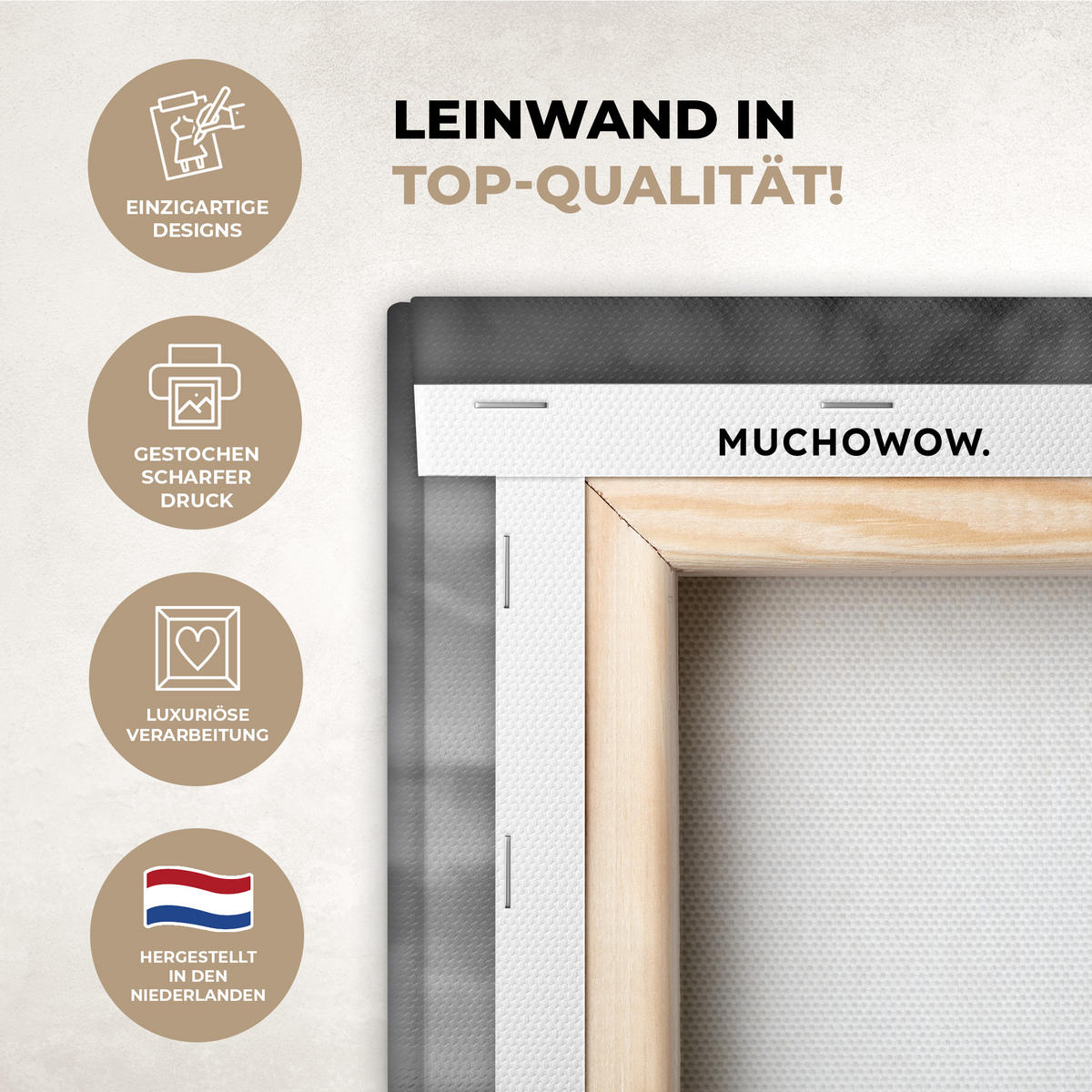 LEINWANDBILD New York - Skyline - Stadt - Blau 60x80 cm - Blaugrau, Textil (60/80cm) - MuchoWow