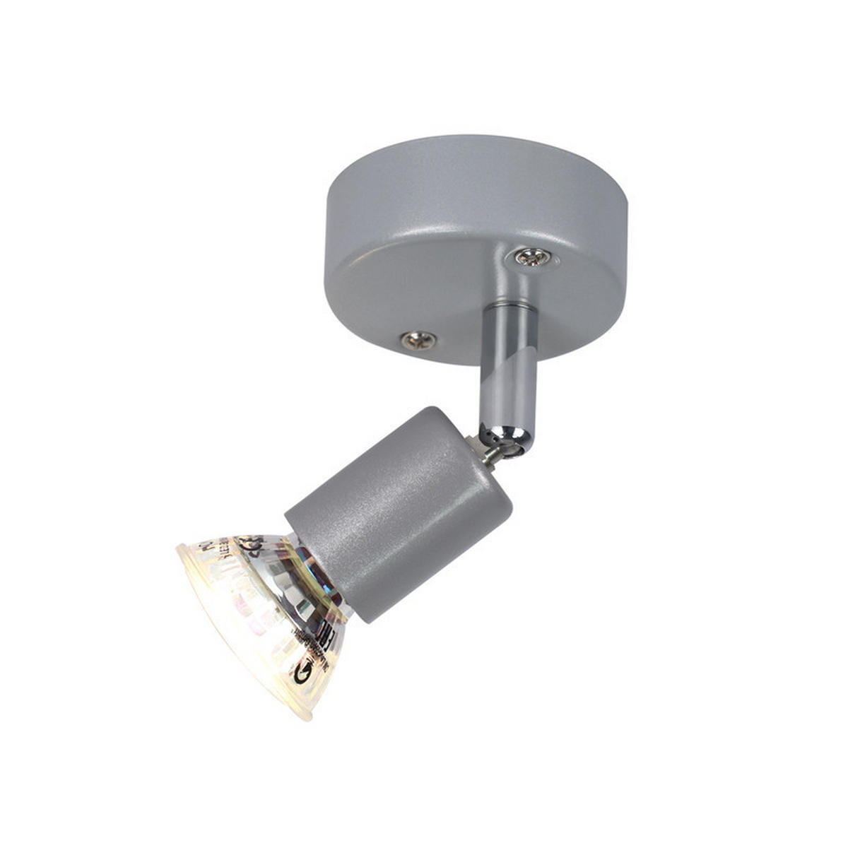 DECKENLEUCHTE Lenz 14/10/7cm - Silberfarben, Metall (14/10/7cm) - Nettlife