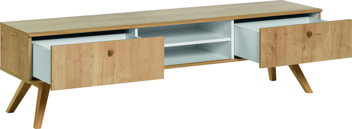 TV-SCHRANK NATURE - Eichefarben, Holzwerkstoff (180/50/40cm) - Vox Möbel