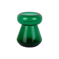 VASE Excelente Grün 20.5/20.5/26 cm - Grün, Glas (26cm) - Present Time