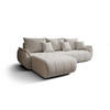 ECKSOFA mit Schlaffunktion TOKYO L Wind 05 - Beige, Textil (280/185cm) - Bedante