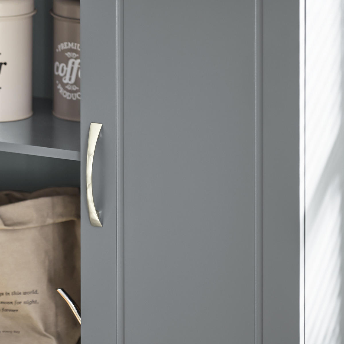 HÄNGESCHRANK Dunkelgrau - Grau, Holzwerkstoff (60/60/30cm) - SoBuy