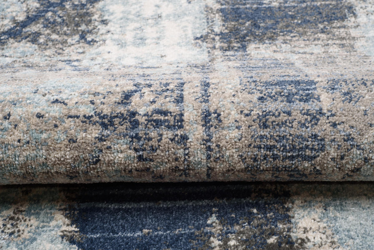 TEPPICH RIVIOLI Hellblau 120/170 cm - Hellblau, Textil (120/170cm) - Tapiso