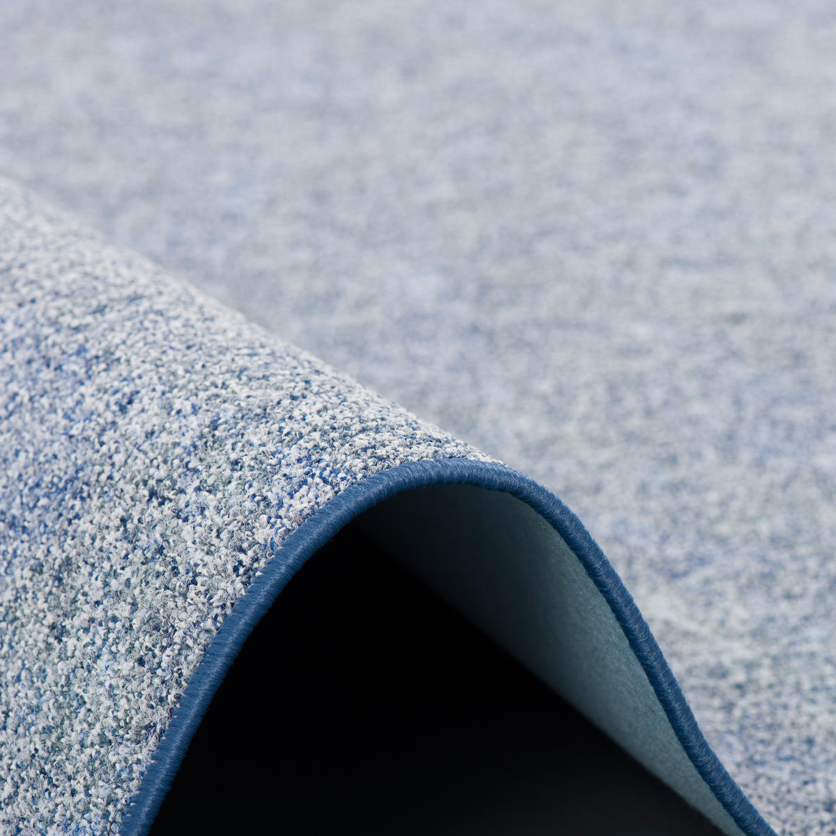 SCHLINGENTEPPICH MEMORY MELIERT - Blau, Textil (200/300cm) - Snapstyle