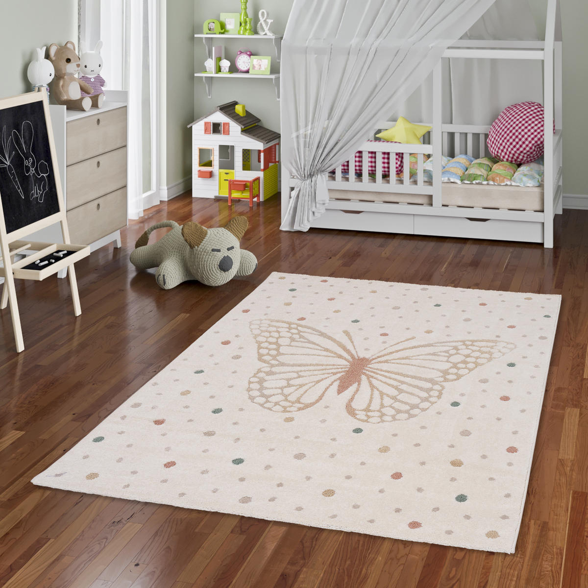 KINDER TEPPICH HAPPY KIDS - Creme, Textil (120/170cm) - Pergamon