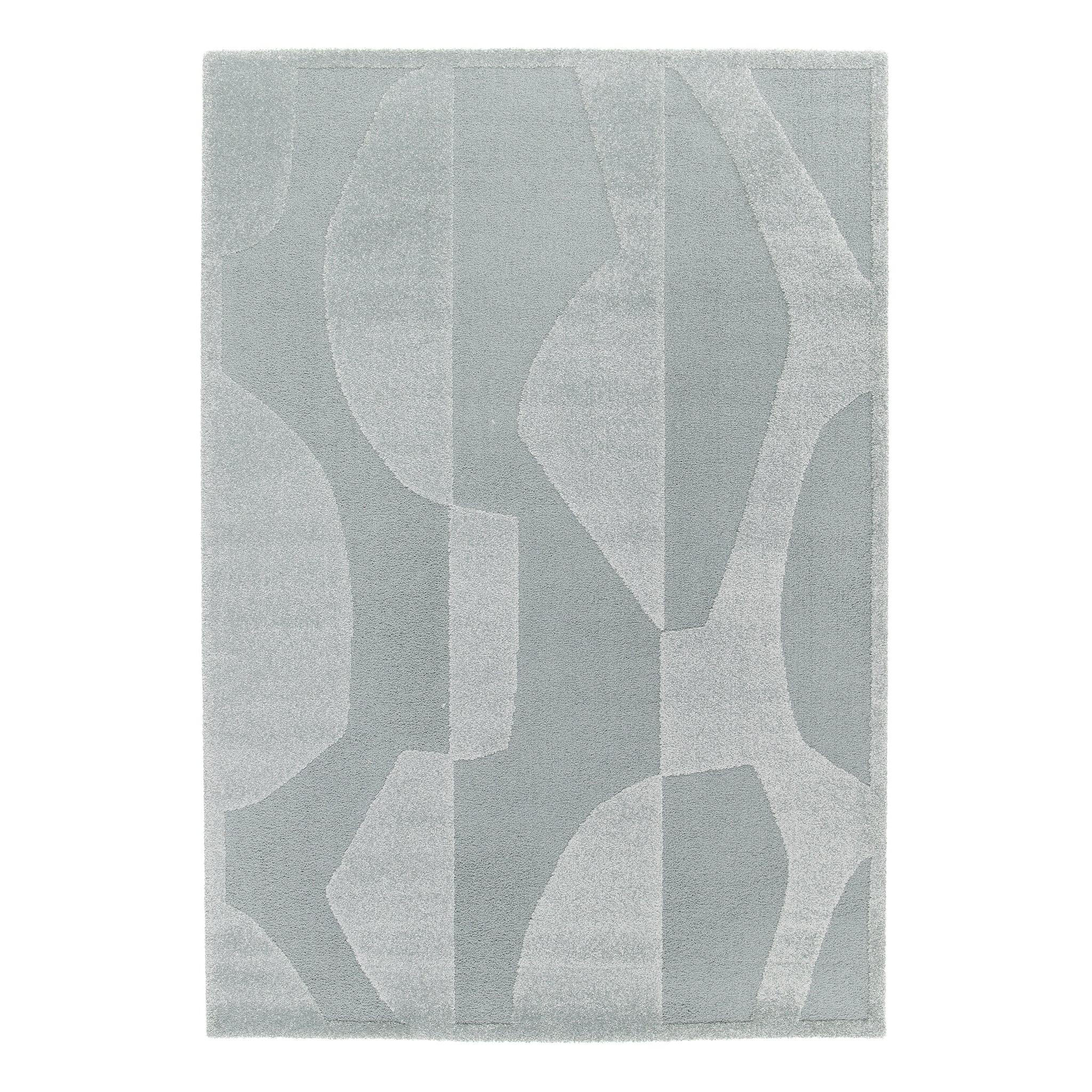 TEPPICH sehr weich mit Relief-Effekt blau - Blau, Textil (160/230cm) - AFK Living