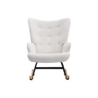 SCHAUKELSTUHL - 1 Person - Stoff - Beige - - Beige, Textil (86/91/68cm) - Vente-Unique