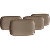 PLATTEN Casa Grau 24 x 15,5 cm 4er Set - Grau, Keramik (15.5/3/24cm) - Ritzenhoff Breker
