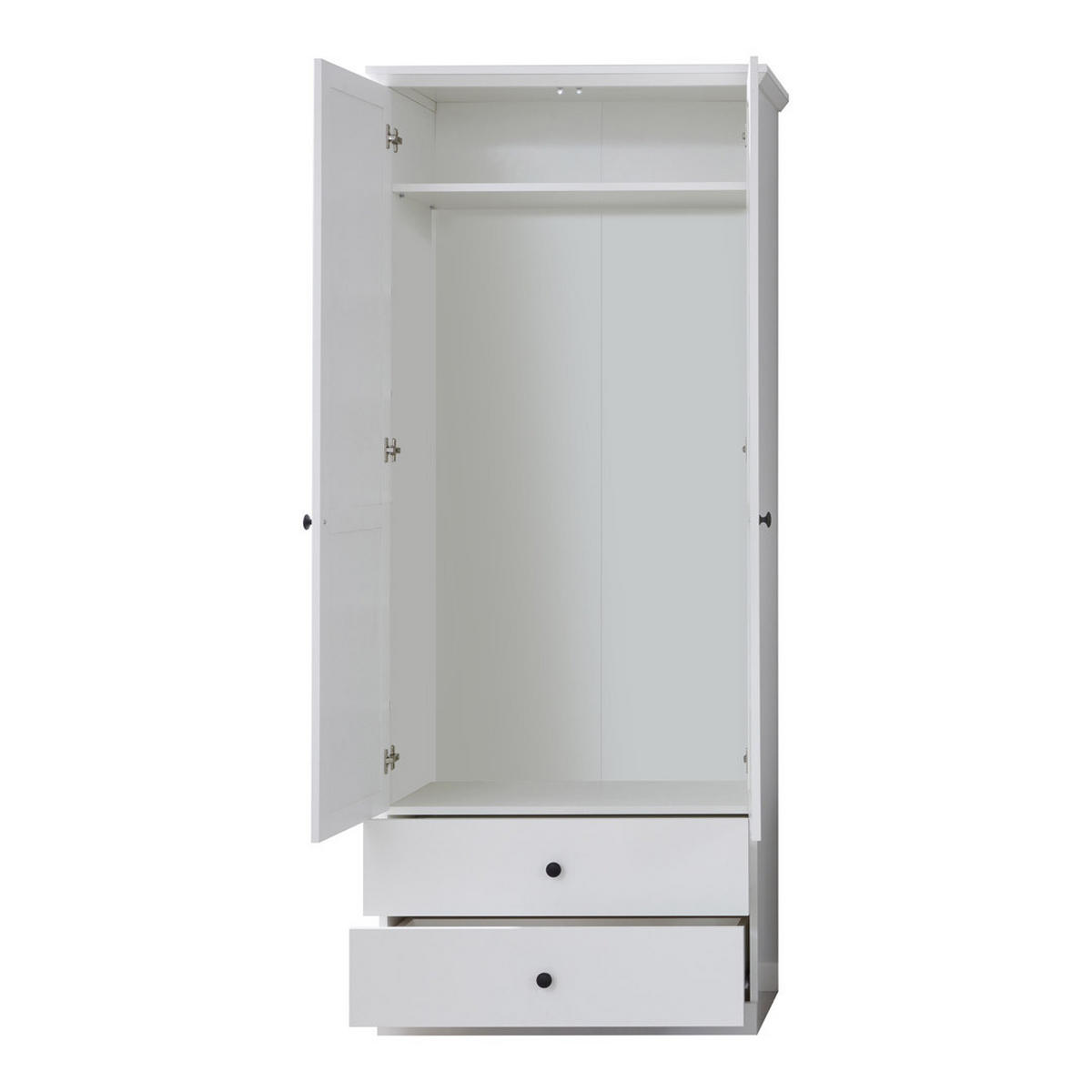 KLEIDERSCHRANK weiß - Beige, Holzwerkstoff (81/196/41cm) - ebuy24