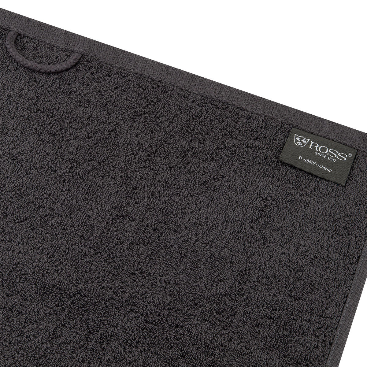 DUSCHTUCH Pique 2er-Set - Dunkelgrau, Textil (70/140cm) - Ross