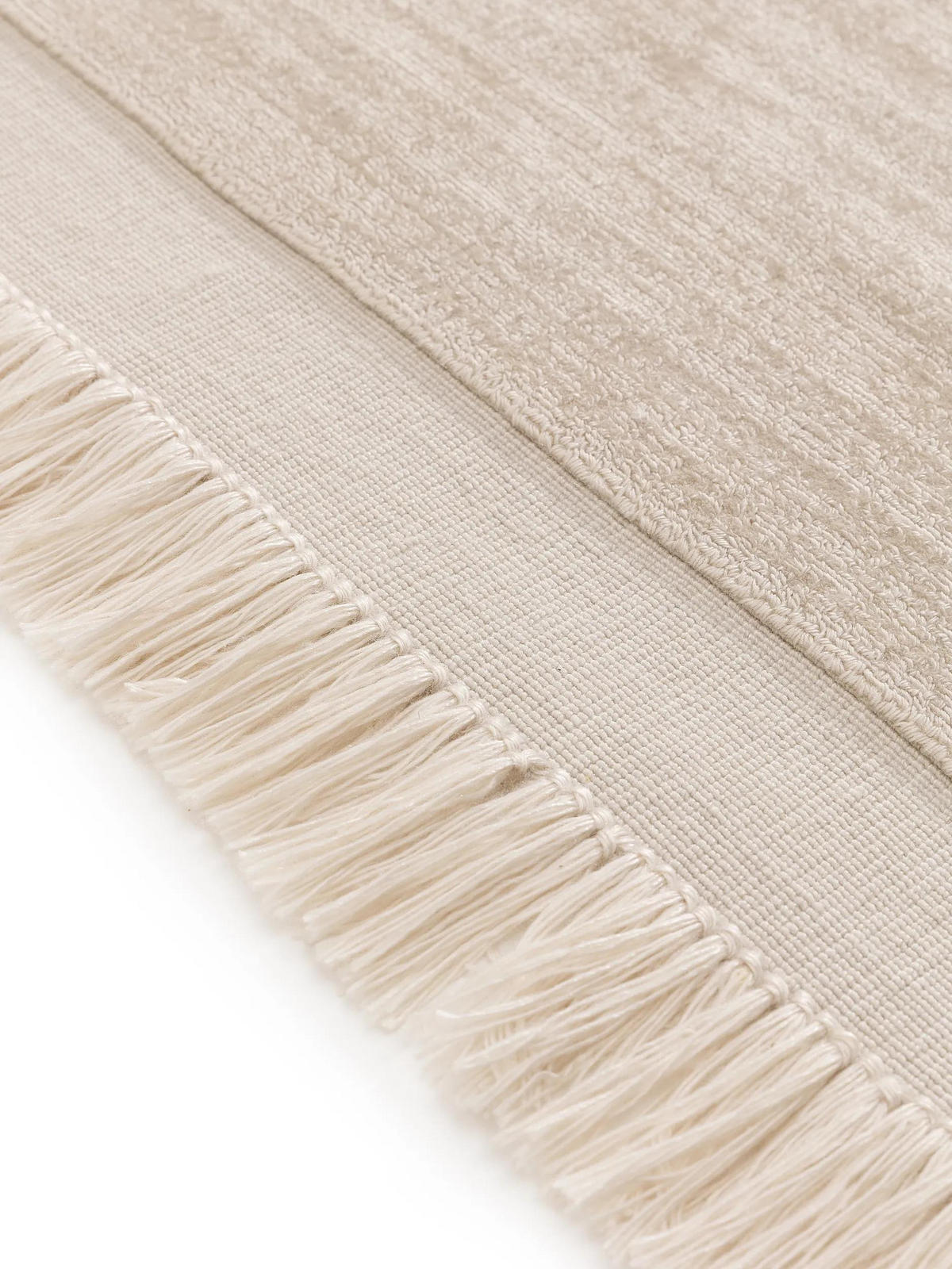 TEPPICH aus recyceltem Material Jade Cream 120x170 cm - Creme, Textil (120/170cm) - benuta Pure