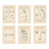 POSTER Set Mit 6 Illustrationen Von Pablo Picasso Starren A3 Rahmenlos - Klar, Papier (29/3cm) - Nacnic