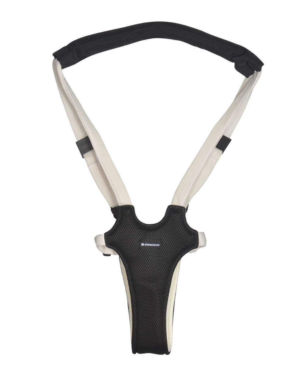 LAUFLERNHILFE Gia schwarz weiß einstellbare Gurtlänge, für Zuhause und unterwegs - Schwarz, Textil (35/7/60cm) - Kikka boo