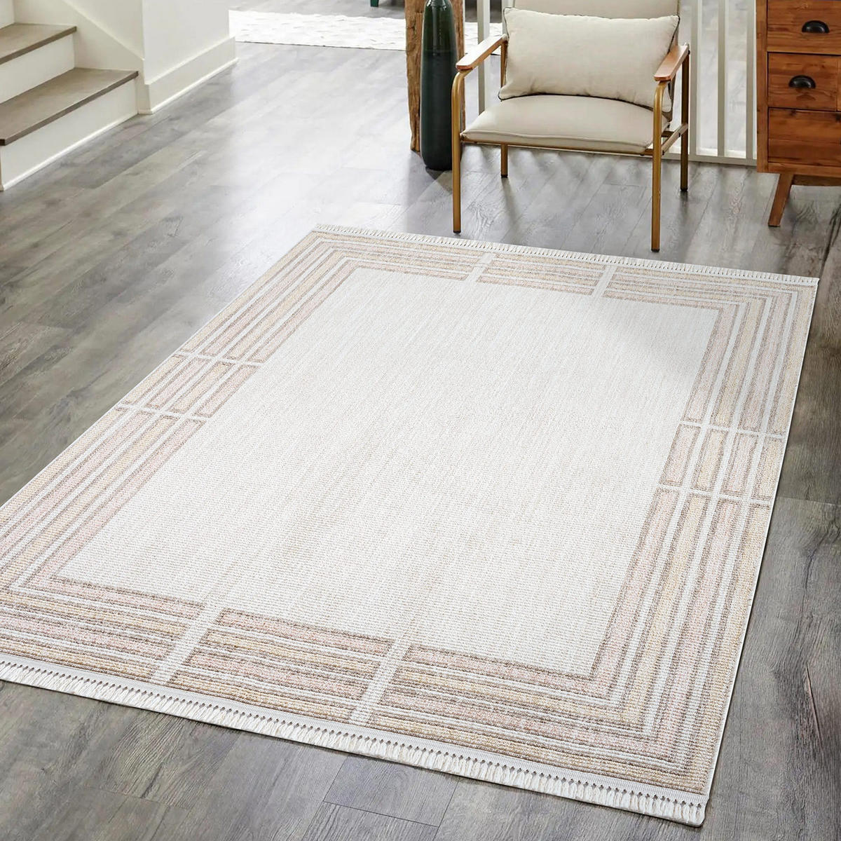 KURZFLOR-TEPPICH Clasico 9068 Rosa 160x230 cm - Rosa, Textil (160/230cm) - carpet city