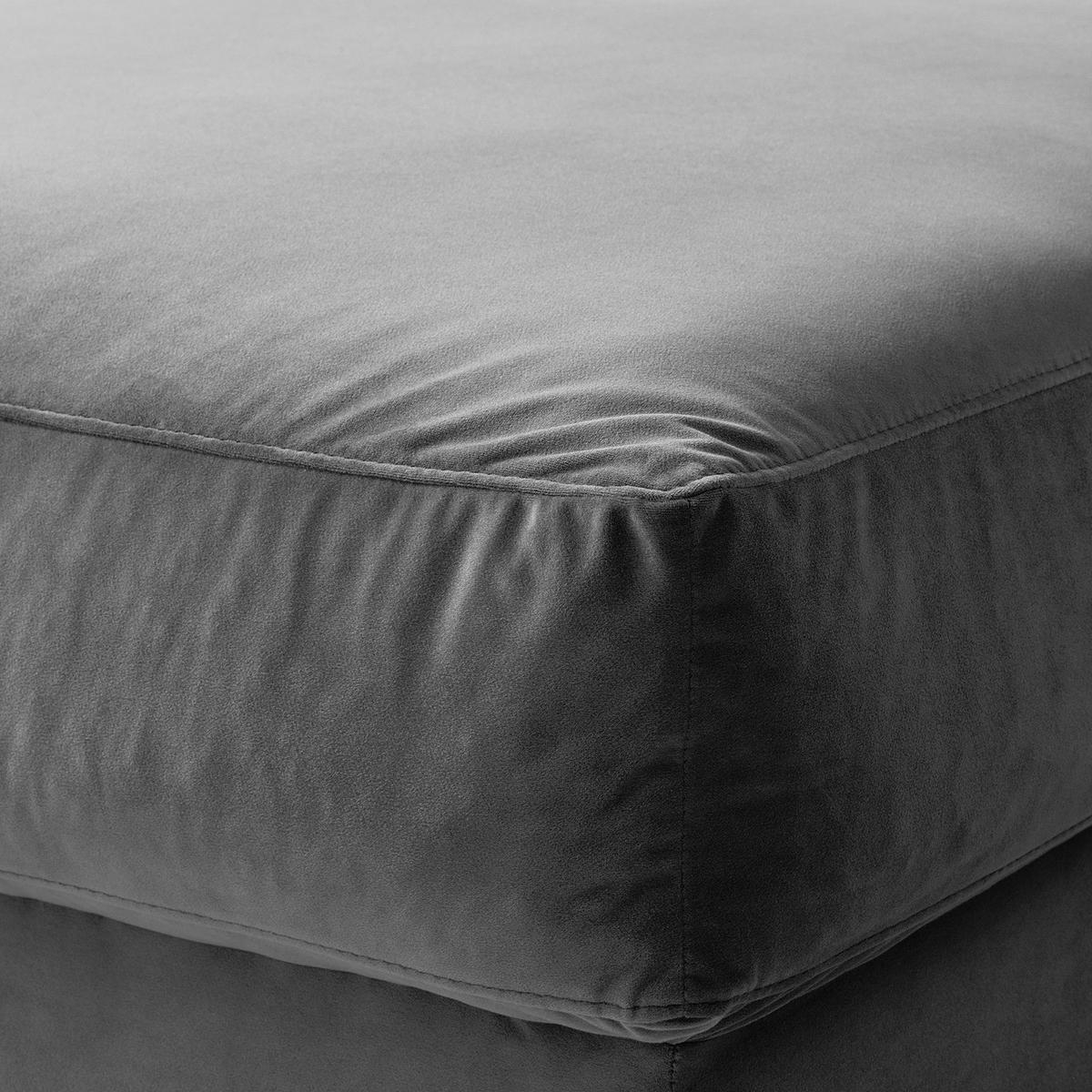 POLSTERHOCKER - Schwarz/Grau, Kunststoff/Textil (105/38/117cm) - home24