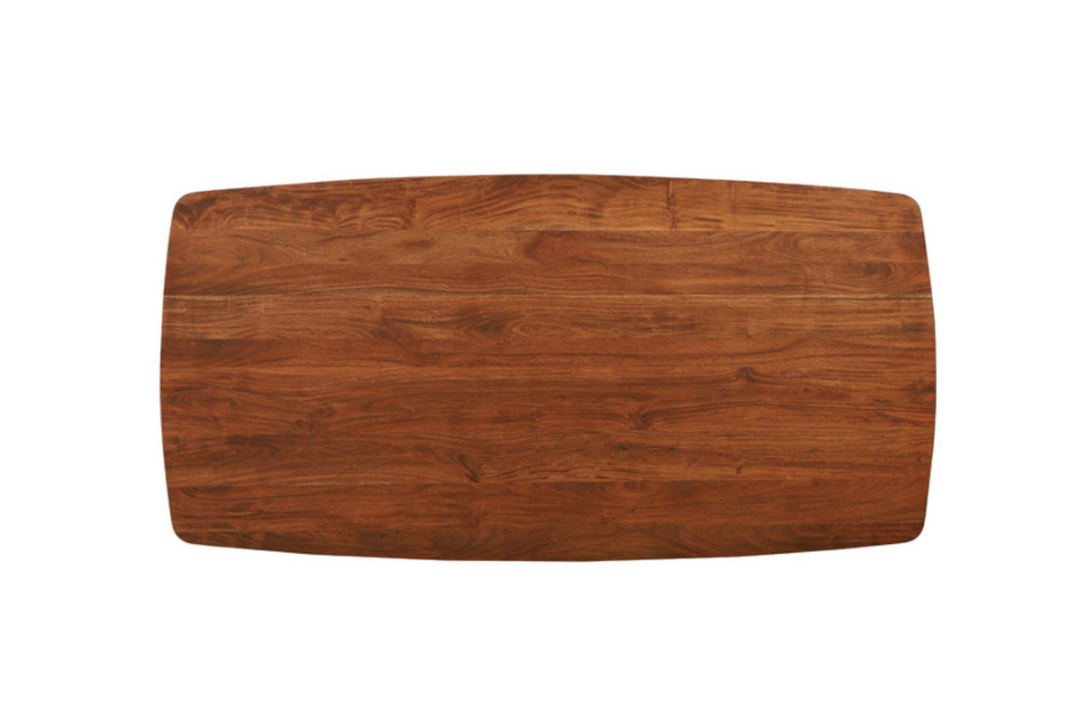 ESSTISCH Quenza Braun 200/100/76 cm - Braun, Holz (200/100/76cm) - Light & Living