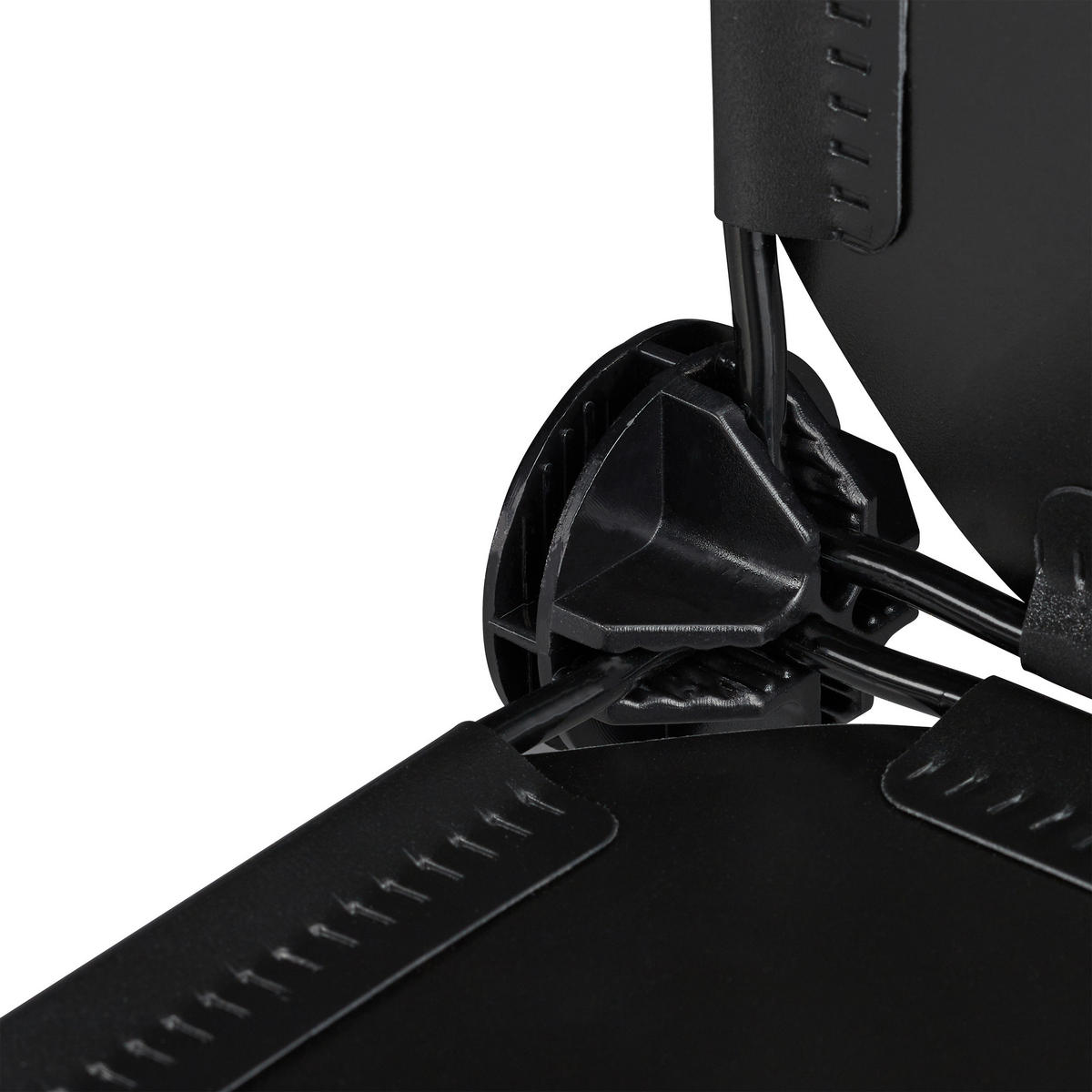 VERBINDUNGSSTÜCKE Steckregal - Schwarz, Kunststoff (3.7/2.4/3.7cm) - Relaxdays