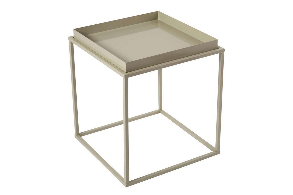 COUCHTISCH Koala Taupe - Taupe, Holz (45/45/52cm) - Habitat Garten