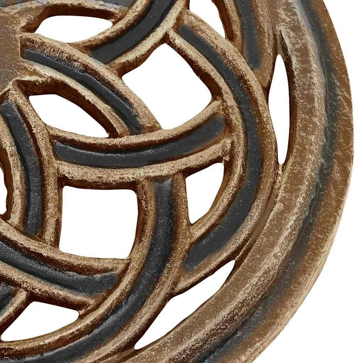 SONNENSCHIRMSTÄNDER Bronzen 44/44/31 Cm Gusseisen - Braun, Metall (44/44cm) - vidaXL