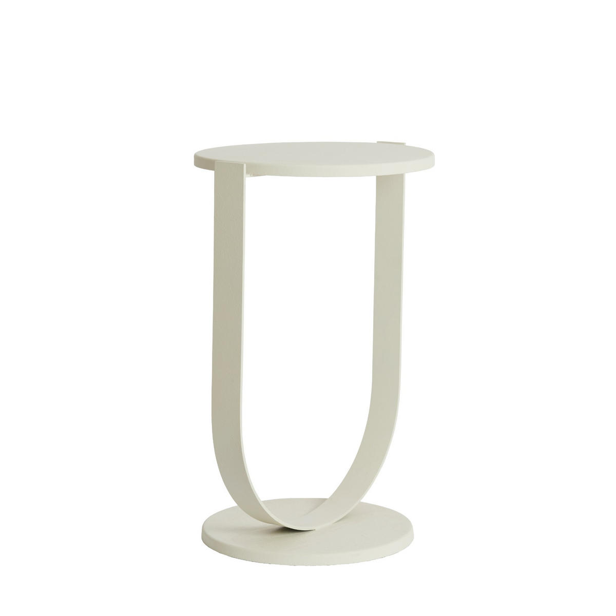 BEISTELLTISCH Triana Weiß 45/45/65.5 cm - Weiß, Metall (45/45/65.5cm) - Light & Living