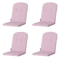 GARTENSTUHLKISSEN Panama 96/45 cm 4er-Set - Pink, Textil (45/5/96cm) - Madison