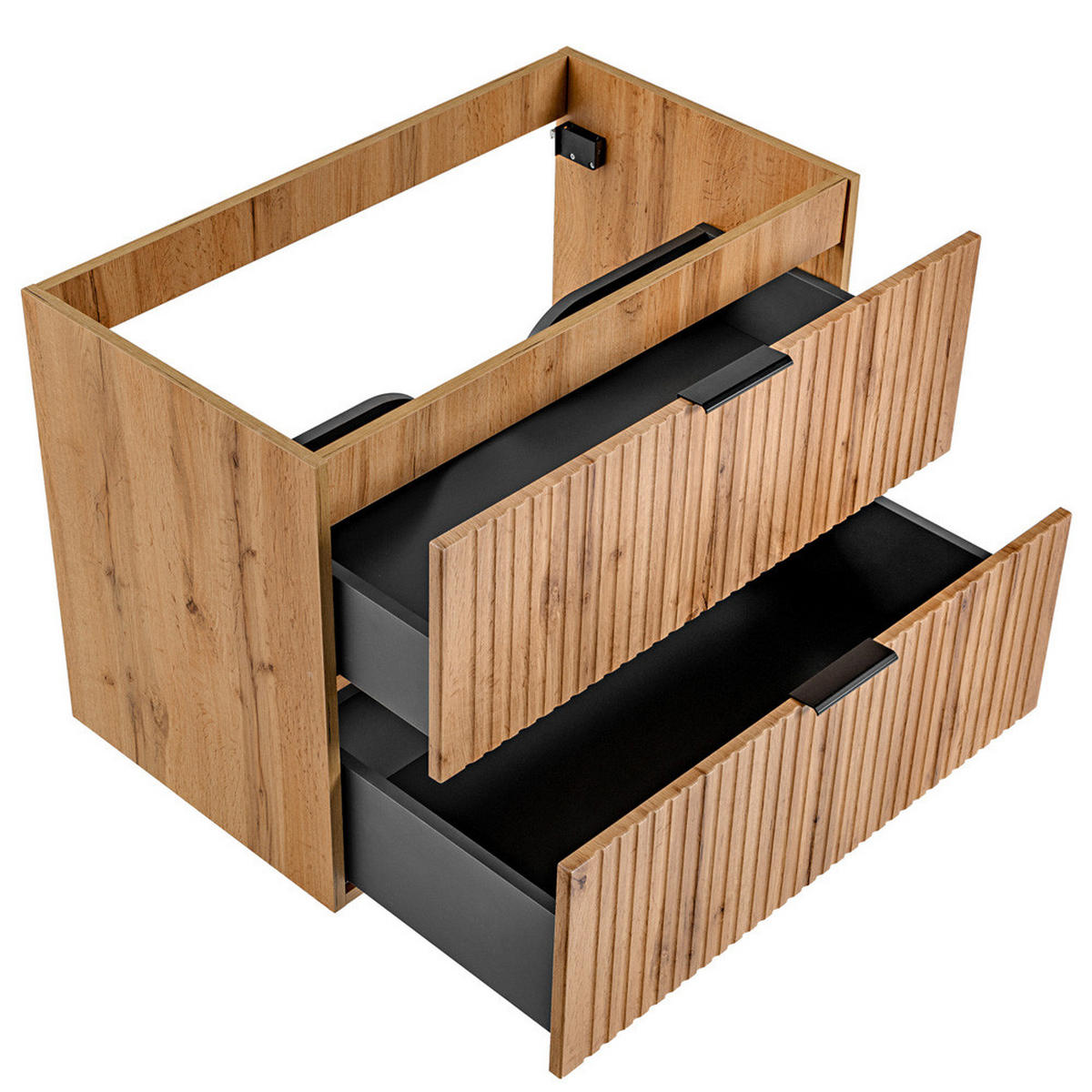 BADMÖBEL-SET 4-TLG. Adelaide-56 - Braun, Holzwerkstoff (180/200/47cm) - Lomado