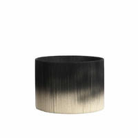 LAMPENSCHIRM Tossa Schwarz 35/35/25 cm - Schwarz, Textil (35/35/25cm) - Light & Living