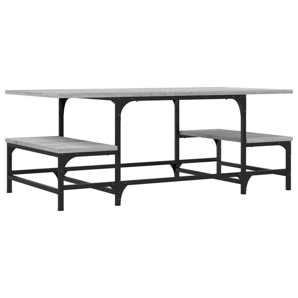 COUCHTISCH Grau Sonoma 100x50,5x40 cm Holzwerkstoff - Grau, Holzwerkstoff (100/50.5/40cm) - furnicato