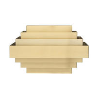 WANDLEUCHTE Goldmetall B38 cm x H24 cm - STATE BUILDING - Goldfarben, Metall (24/24/31cm) - Signature