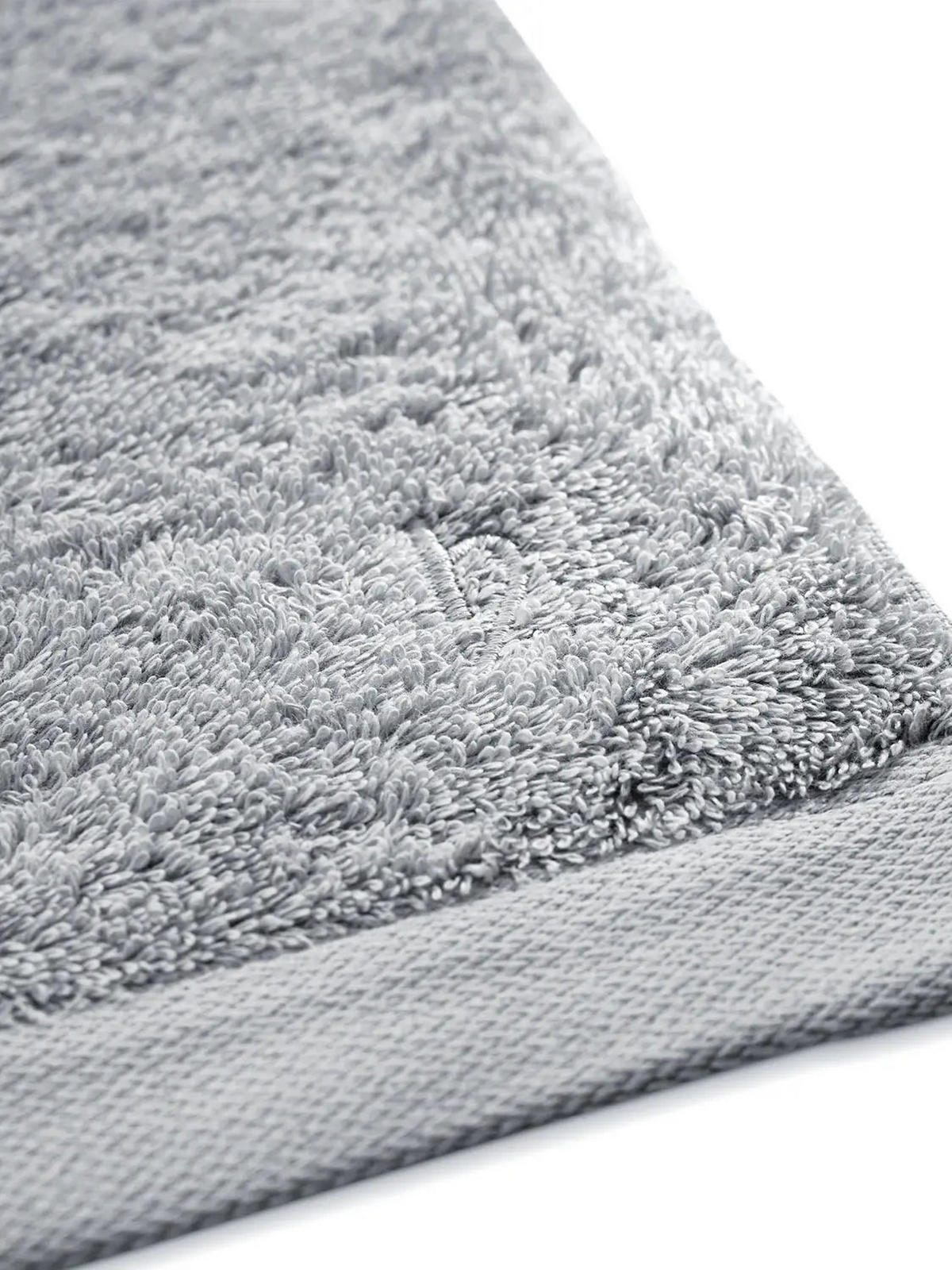 SEIFTUCH 3er Set Pura Silbergrau - Hellgrau, Textil (30/30cm) - Herzbach Home