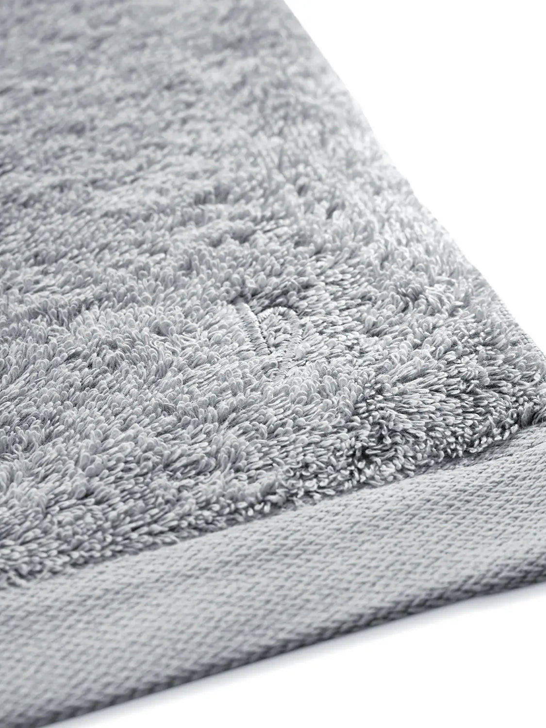 Thumbnail - Herzbach Home Handtuch, Hellgrau, Textil, 50x100 cm, Badtextilien, Handtücher