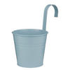 HÄNGEKASTEN Zinc Ø16cm - Hellblau, Metall (15cm) - Butlers