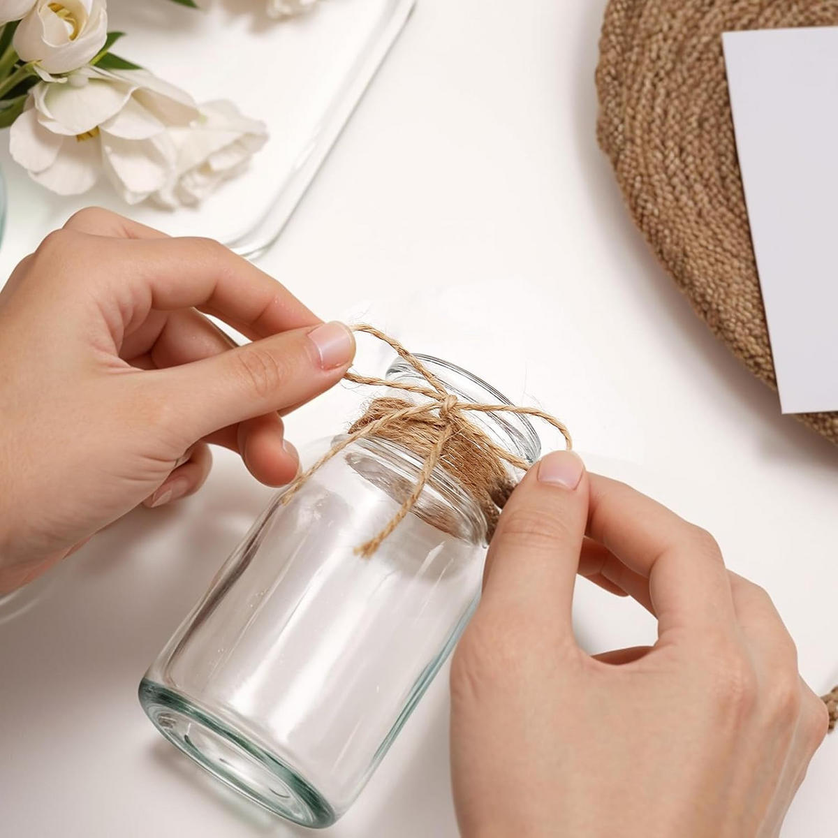 VASE Transparentes Glas - Transparent, Glas (10cm) - LIBRATON