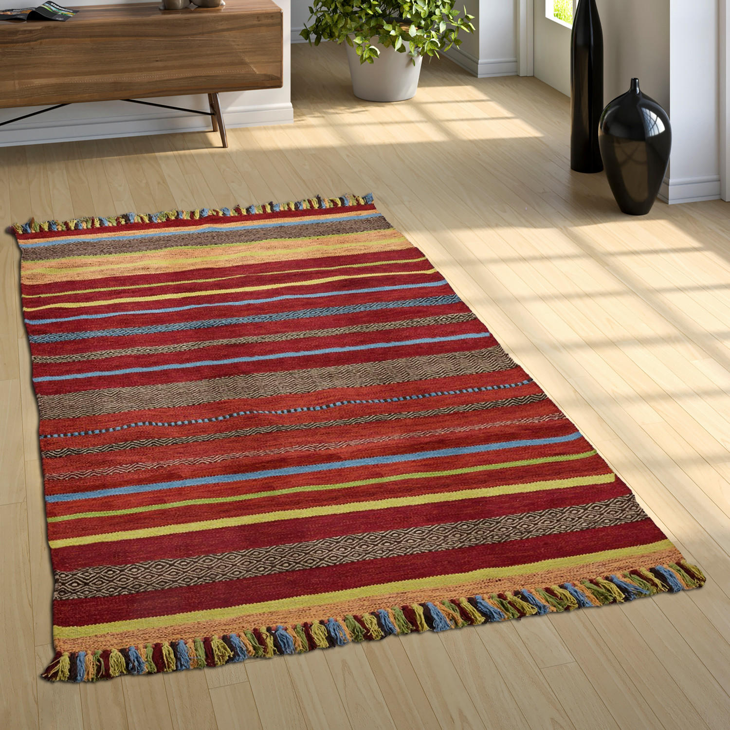 HOCHFLORTEPPICH 240/340 cm Kilim 213 - Terra cotta, Textil (240/340cm) - Paco Home