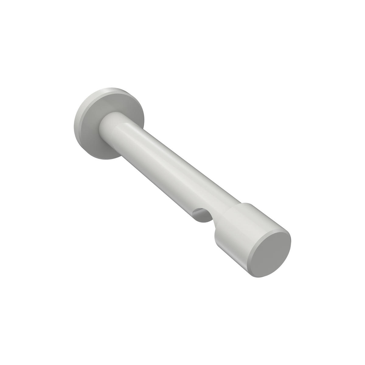 TRÄGER FÜR GARDINENSTANGEN 20 mm Ø, Prestige 1-läufig, Weiß - Weiß, Metall (13.7/4/4cm) - INTERDECO